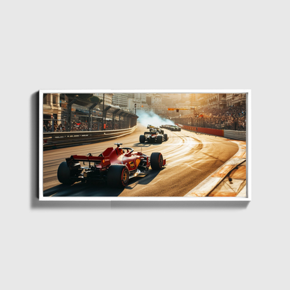 Monaco Grand Prix Sunset Back View