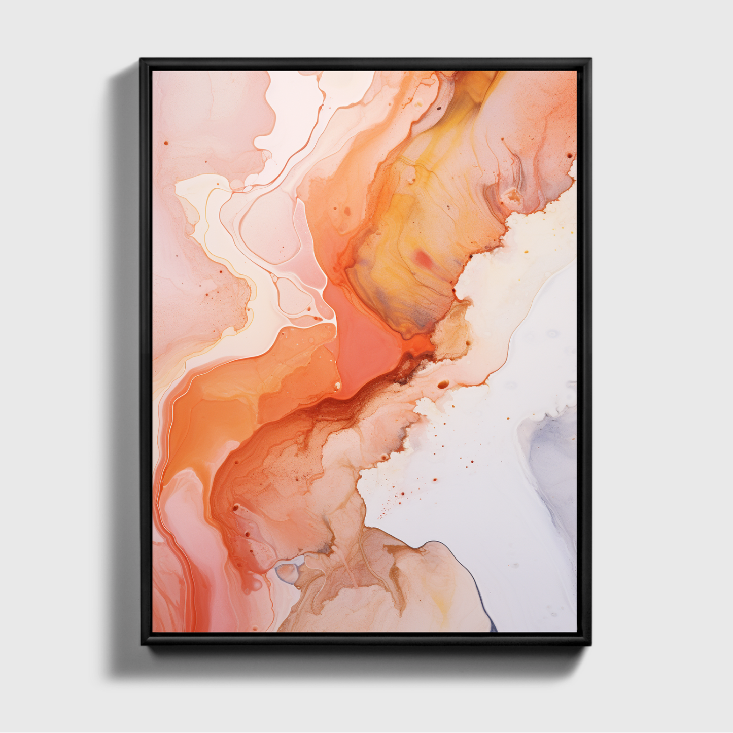 White And Orange Painting 2.0