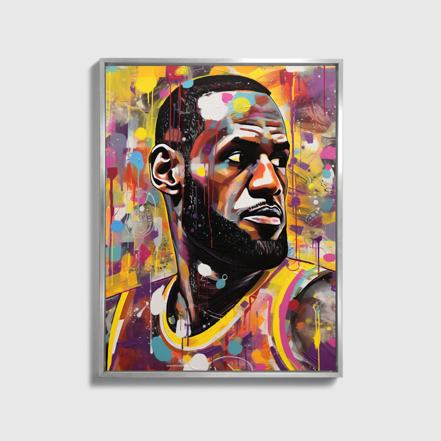 Bemalter Lebron James