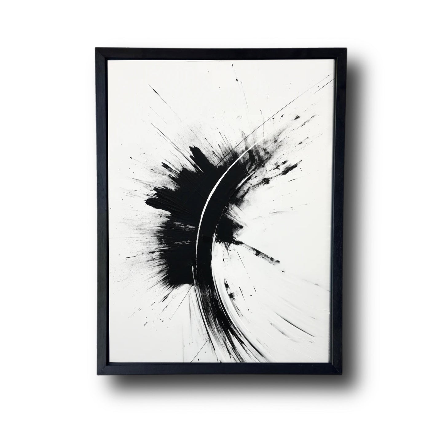 Abstract Black And White Painting 2.0