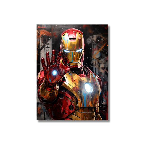 Painting of Iron Man