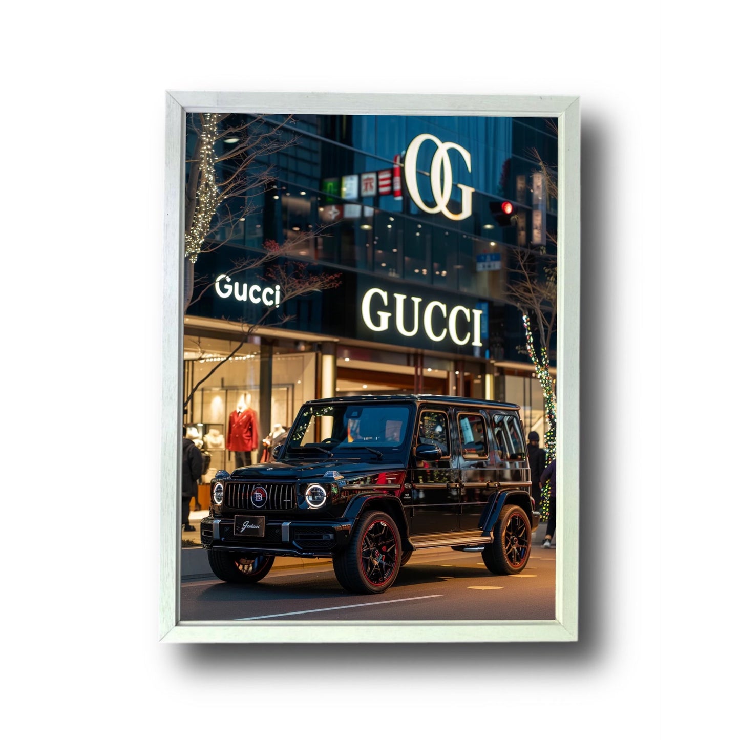 G Wagon Front of Gucci Store 2.0