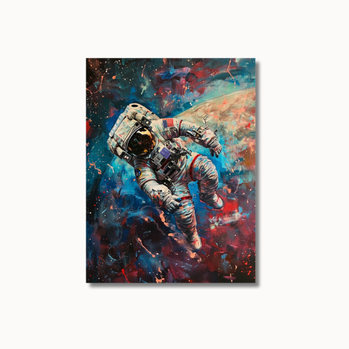 Space Man painted