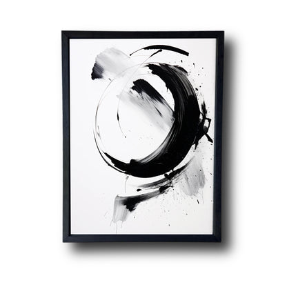 Abstract Black And White Painting 3.0