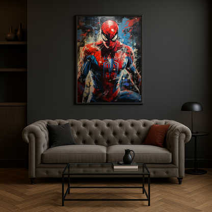 Gemälde von Spiderman