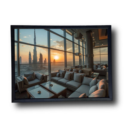 Dubai Skyline Sunset