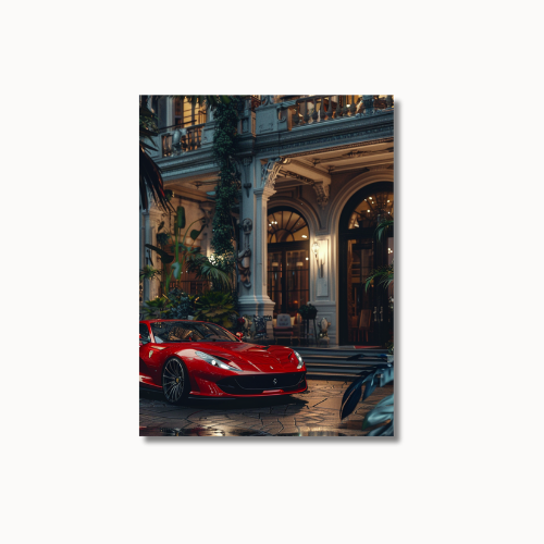 Luxury Home Red Ferrari 2.0