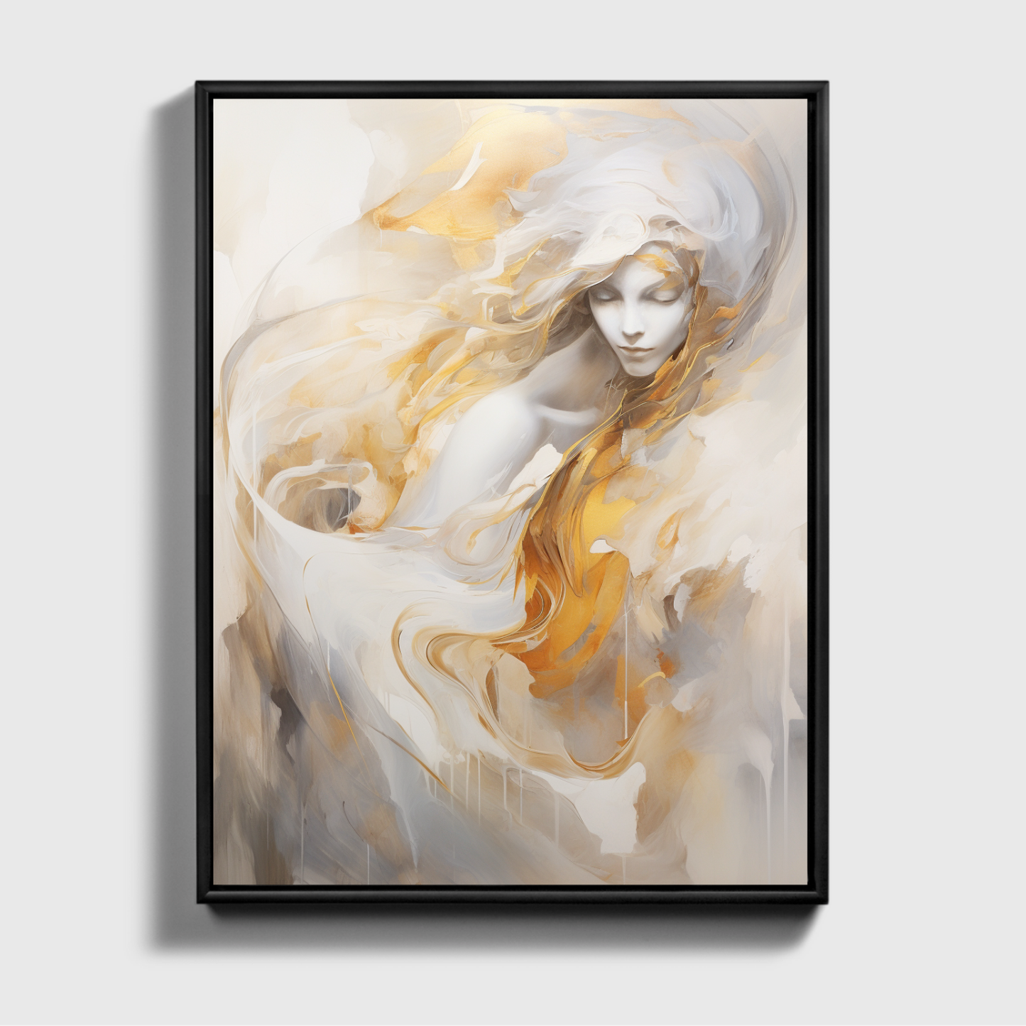 Abstract Gold Painting