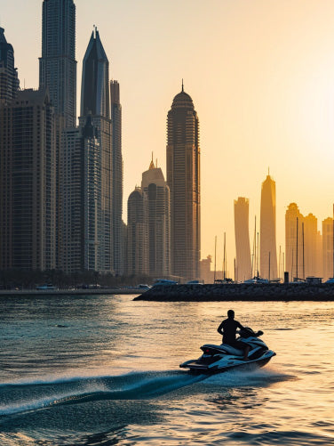 Jetski Dubai Sunset