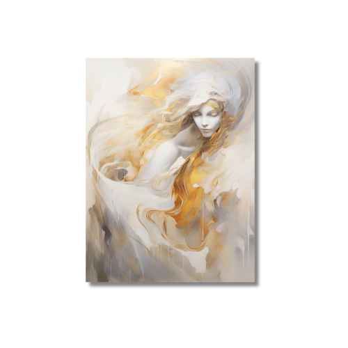 Abstract Gold Painting
