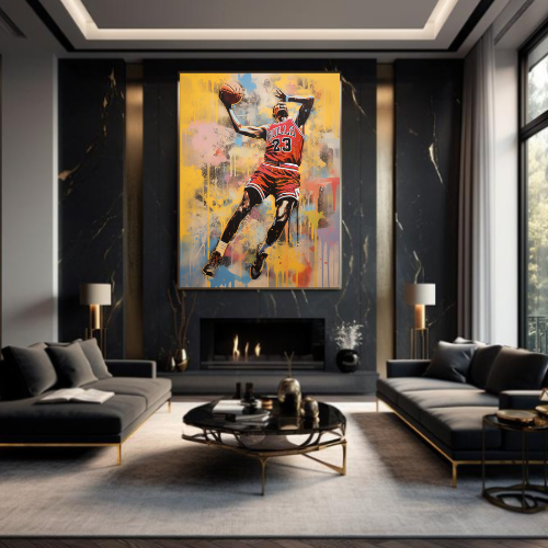 Michael Jordan Painting