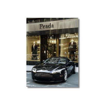 Astron Martin Front Prada Store