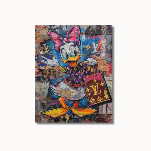 Daisy Duck Louis Vuitton shopping Bag