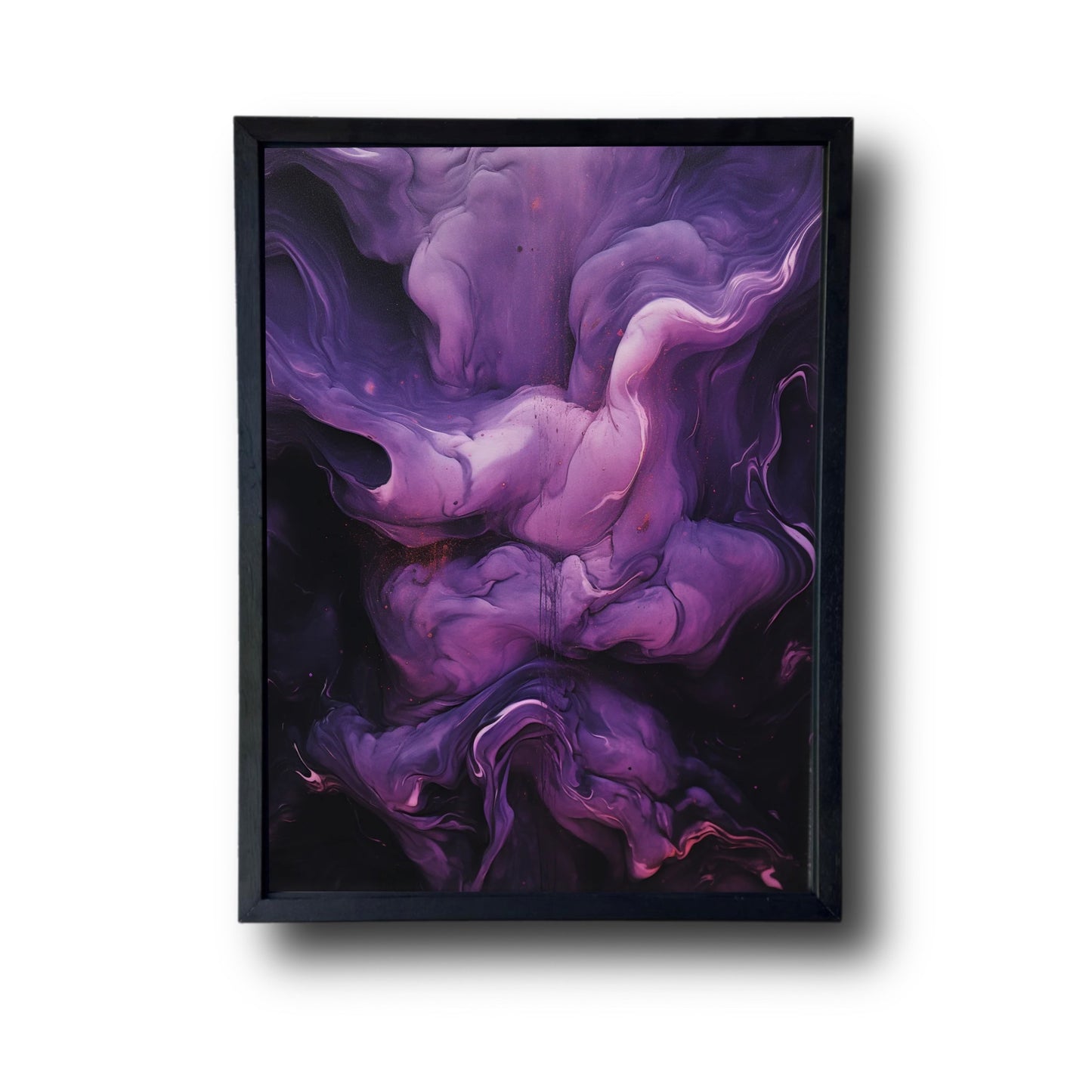 Abstract Painting Black And Purple 2.0