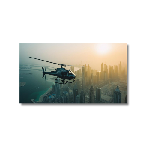 Dubai Helicopter Tour Sunset