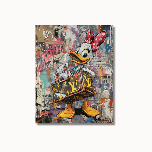 Painted Daisy Duck Louis Vuitton Bag 2.0