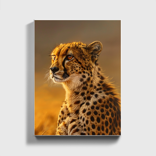 Cheetah Savannah Sunset