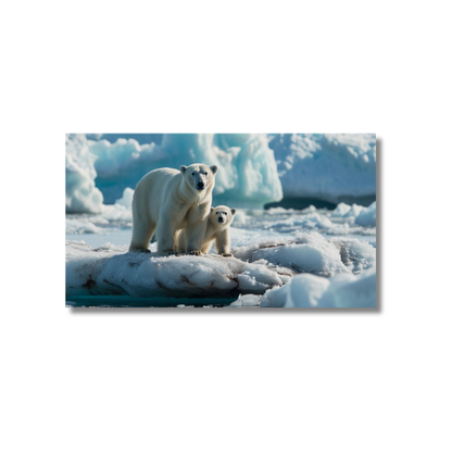 Polar Bear On Iceberg