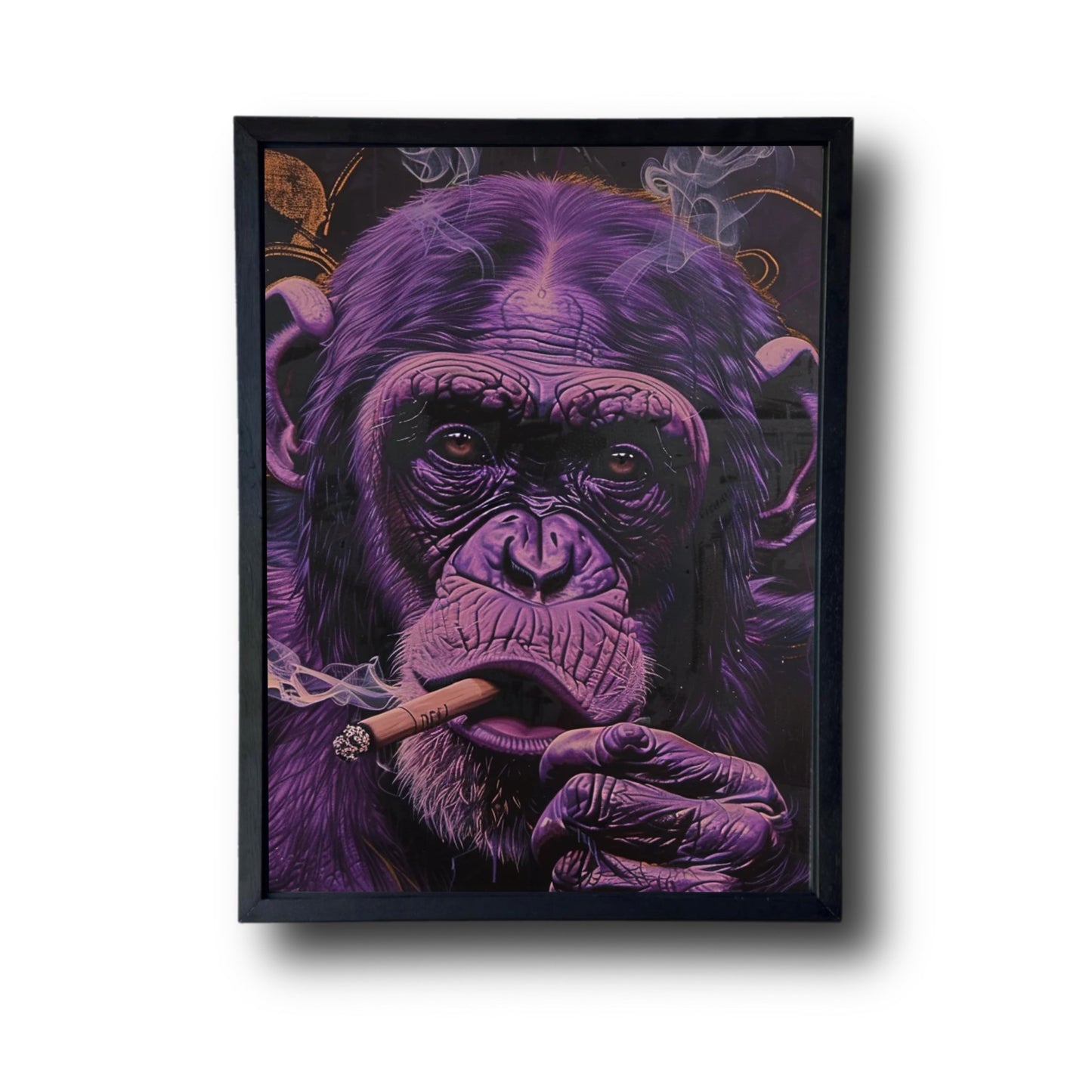 Purple Ape painted