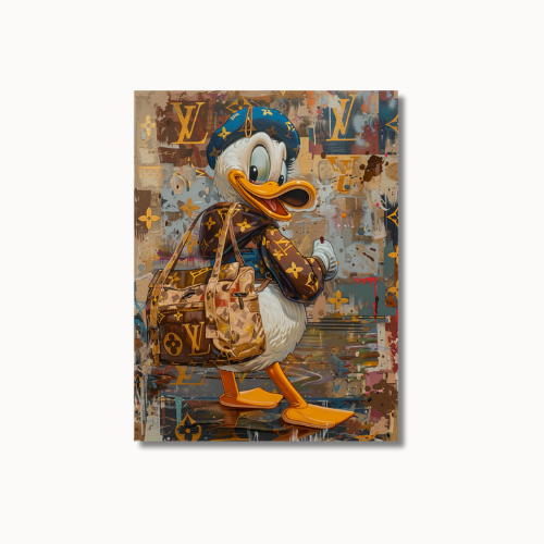 Donald Duck Louis Vuitton bag Painting 2.0