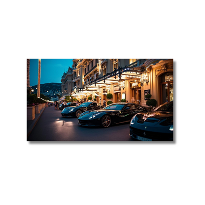 Monte Carlo Night Black Supercars