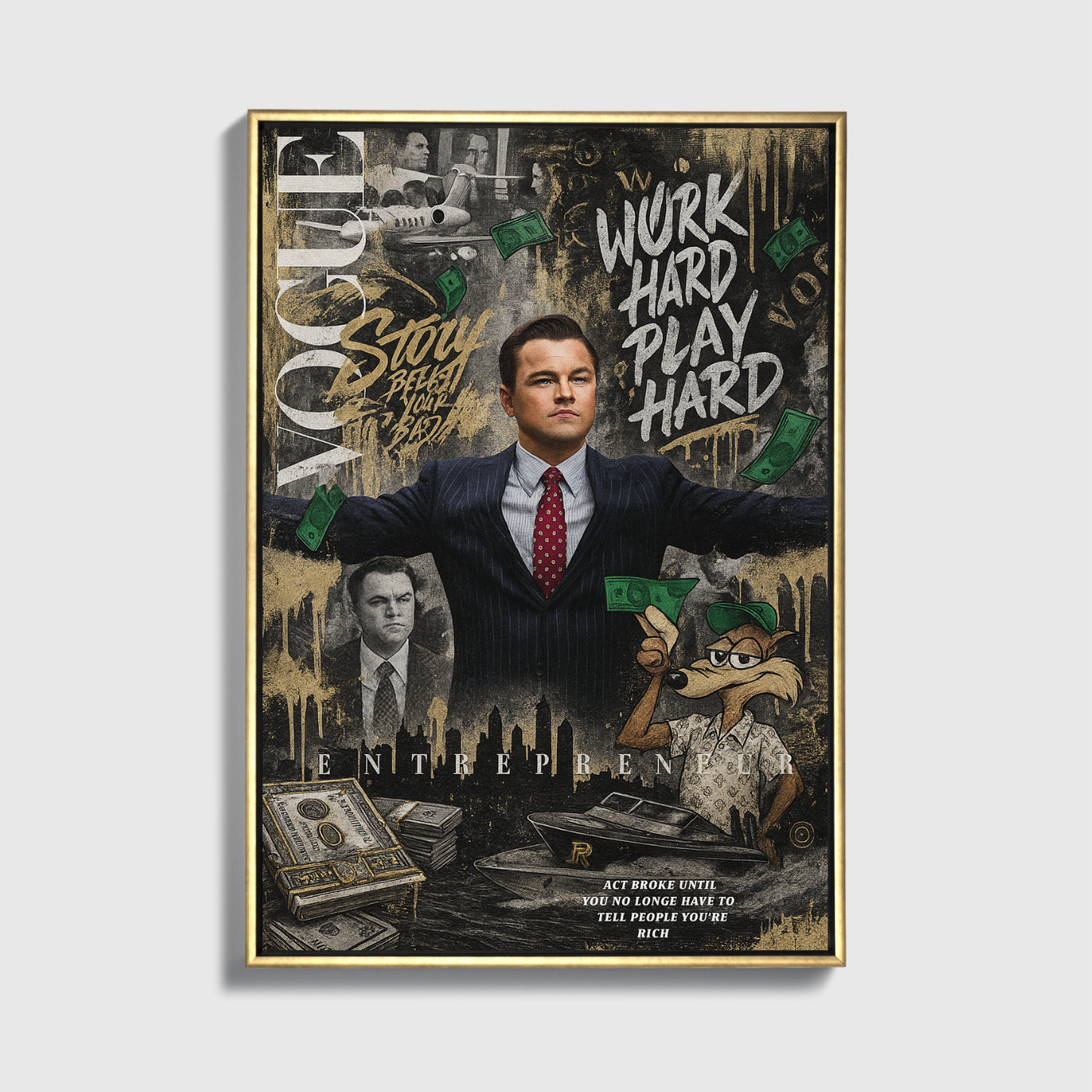 Arbeite hart, spiele hart