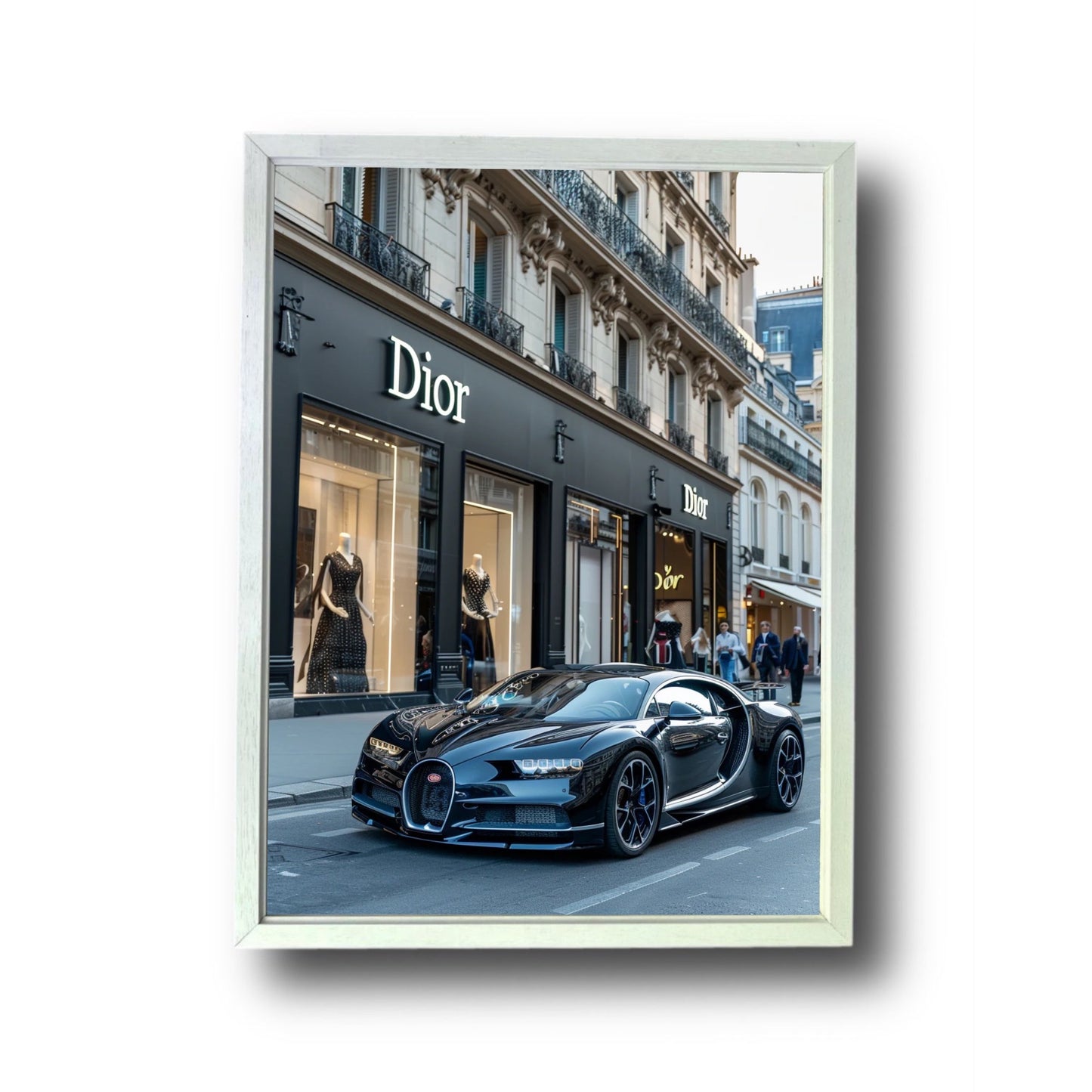 Bugatti Chiron Front of Dior Store 2.0