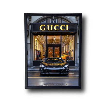 Black mclaren of Gucci Store 2.0