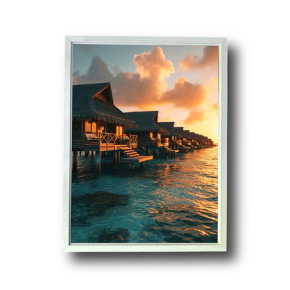 Luxury Resort In Maledives Sunset