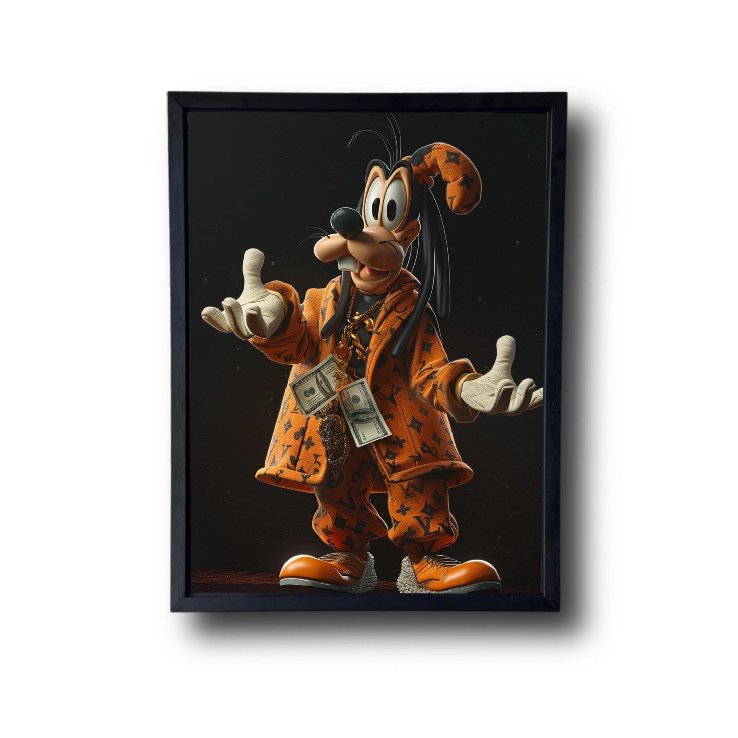 Goofy In Louis Vuitton Style