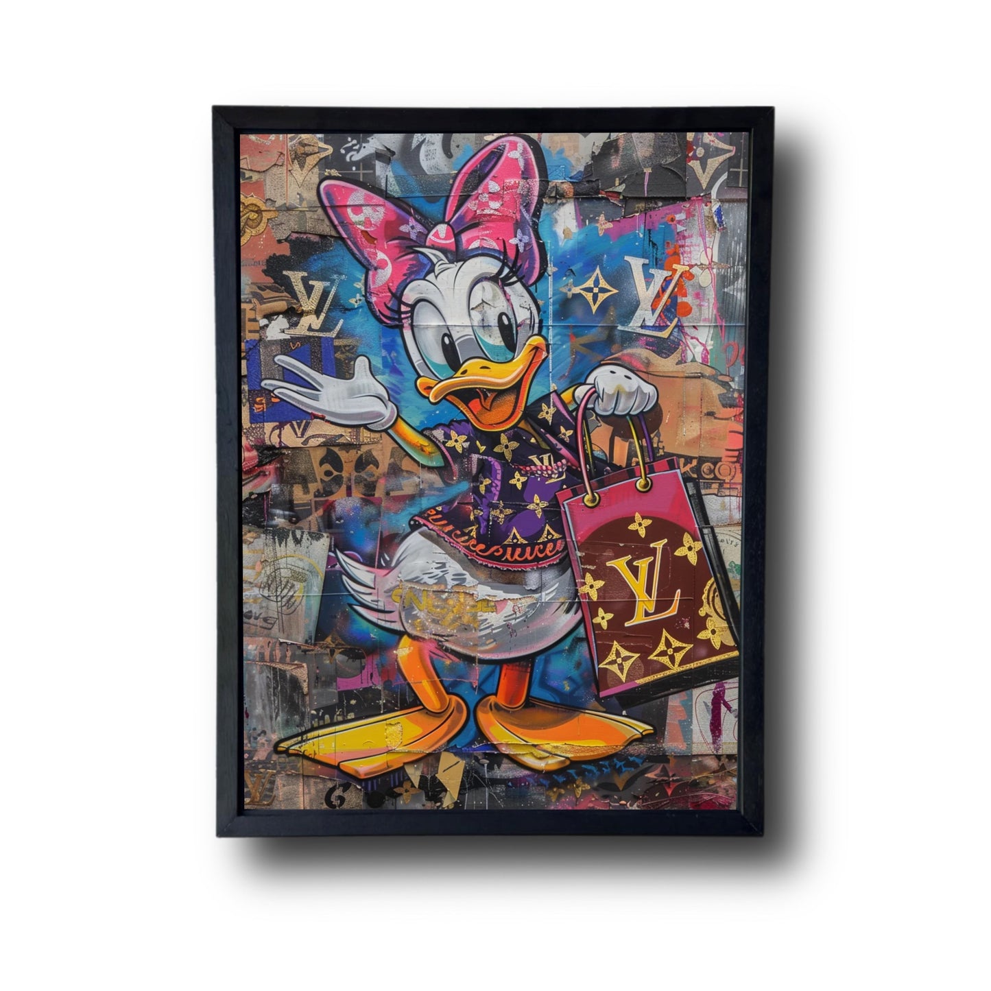 Daisy Duck Louis Vuitton shopping bag