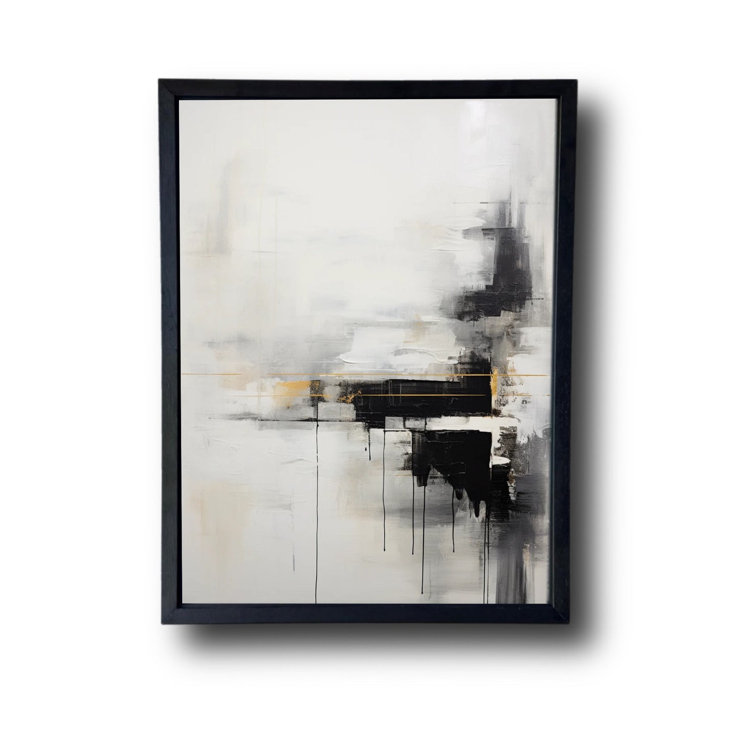 Abstract Painting Black And White
