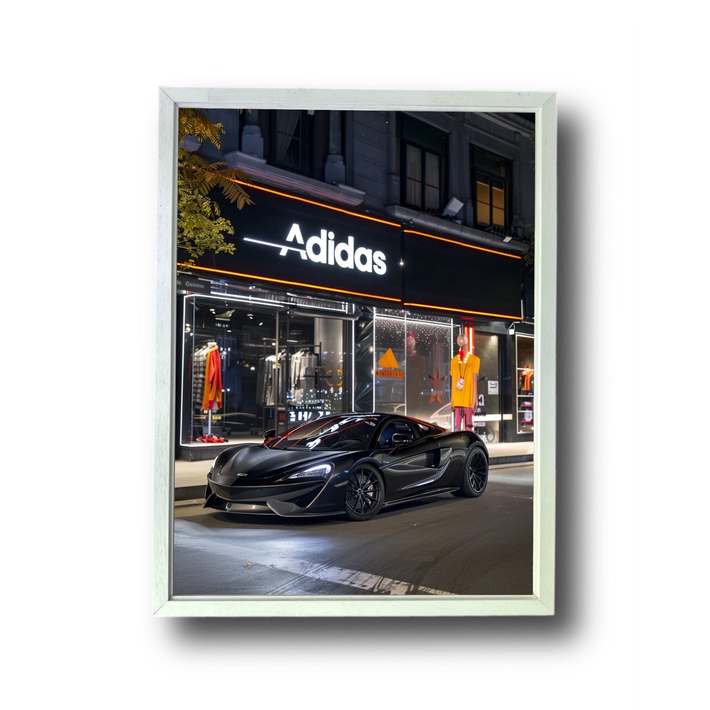 Mclaren Front of Adidas Store 3.0
