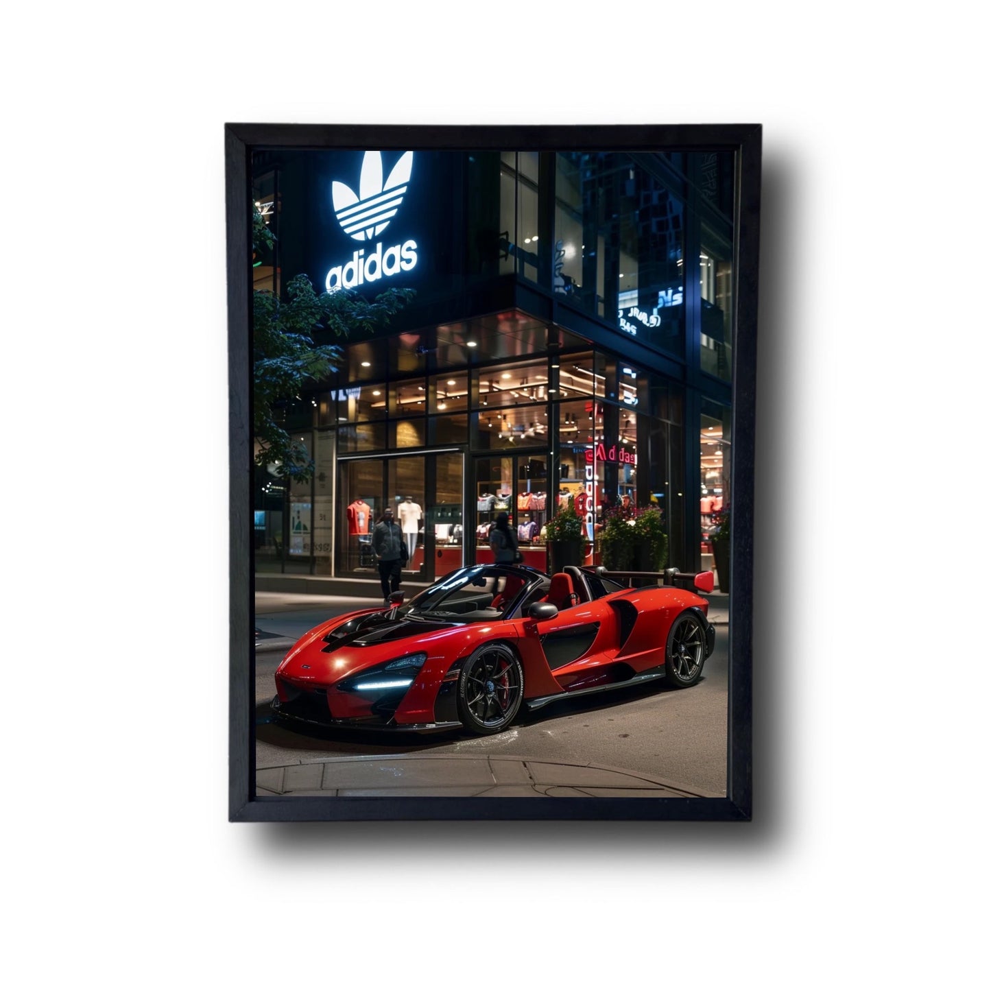 Mclaren Front of Adidas Store 2.0