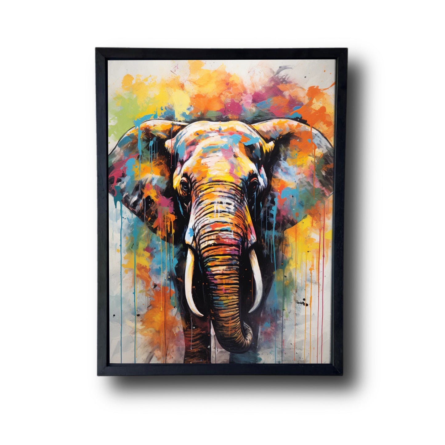 Painting Colorful elephant