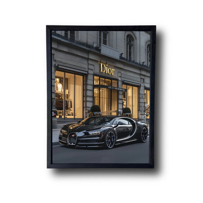 Bugatti Chiron Front of Dior Store 3.0