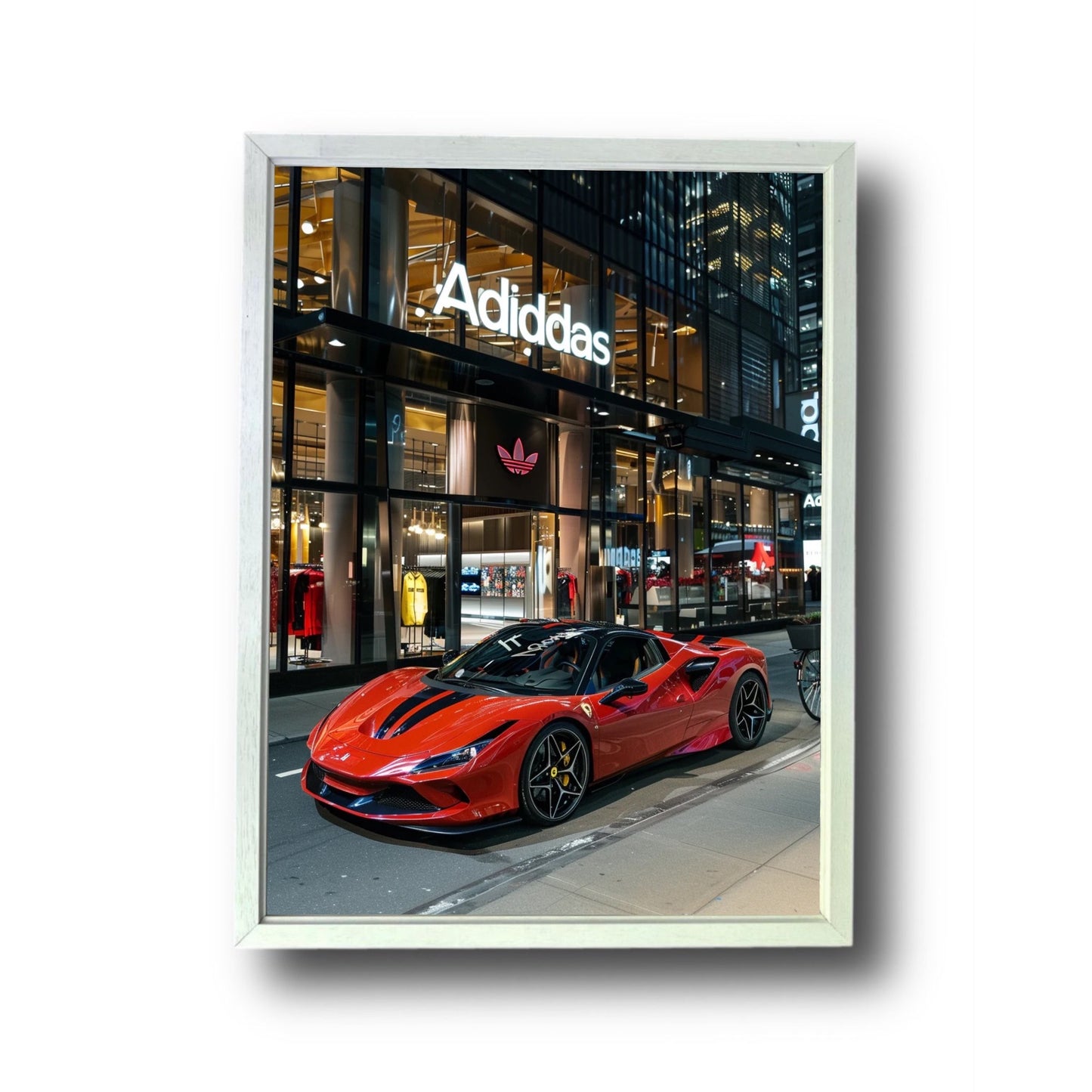 Ferarri Front of Adidas Store