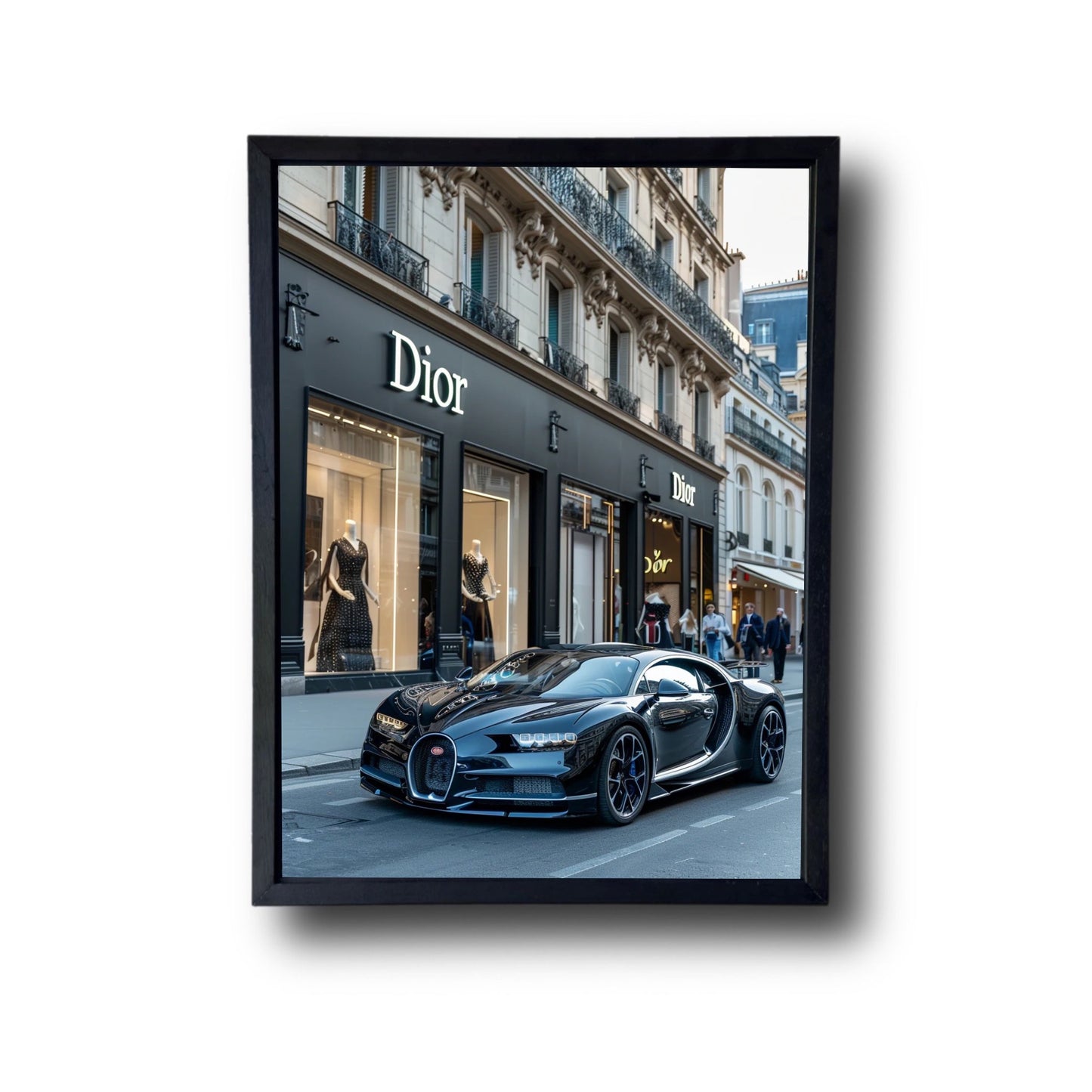 Bugatti Chiron Front of Dior Store 2.0