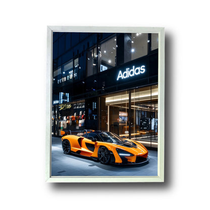 Mclaren Front of Adidas Store