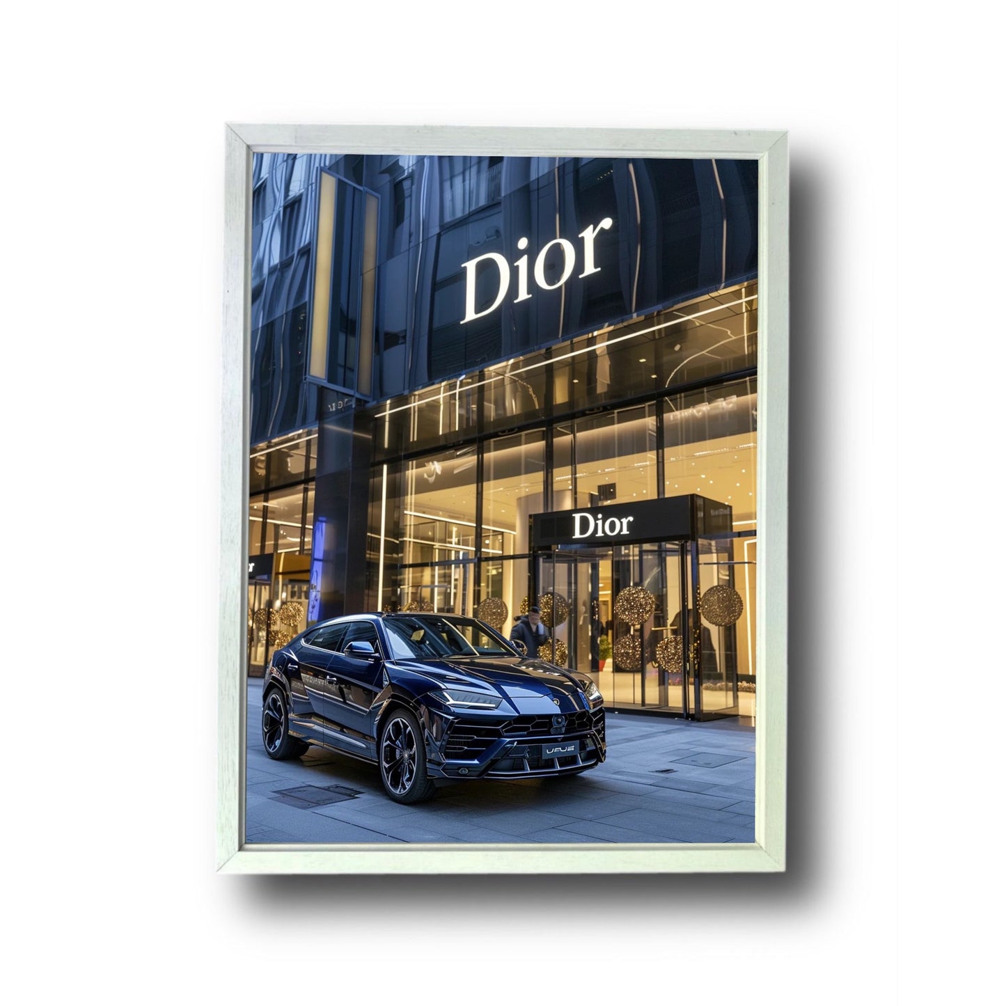 Black Lambo Urus Front of Dior Store 4.0