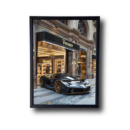 Ferrari Front of Versace Store 2.0