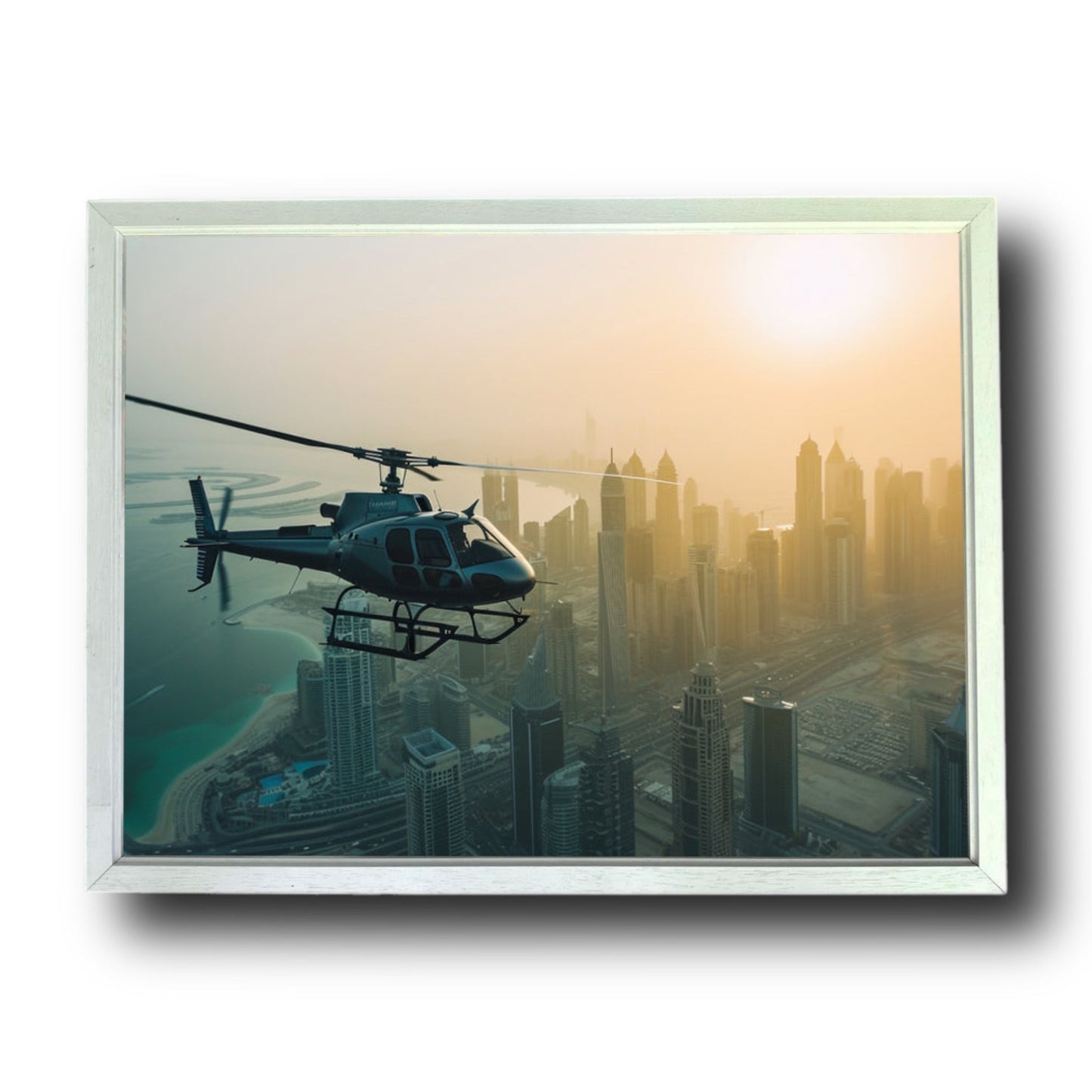 Dubai Helicopter Tour Sunset