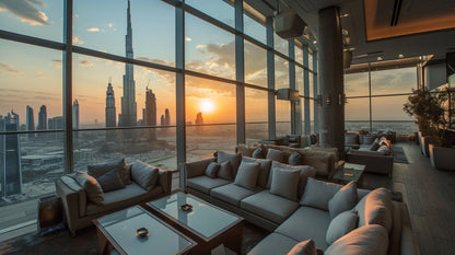 Dubai Skyline Sunset