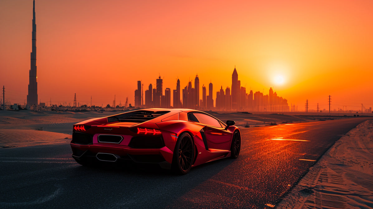 Dubai Sunset Huracan