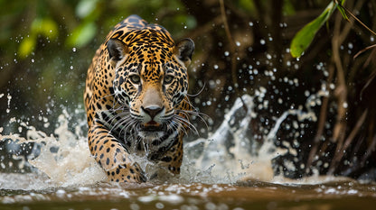 Jaguar Emerging Amazon River