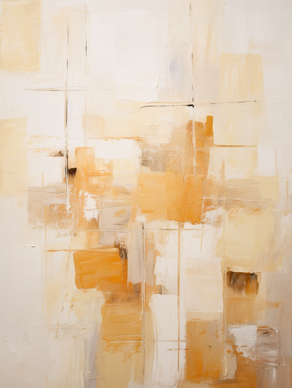 Beige Abstract Painting