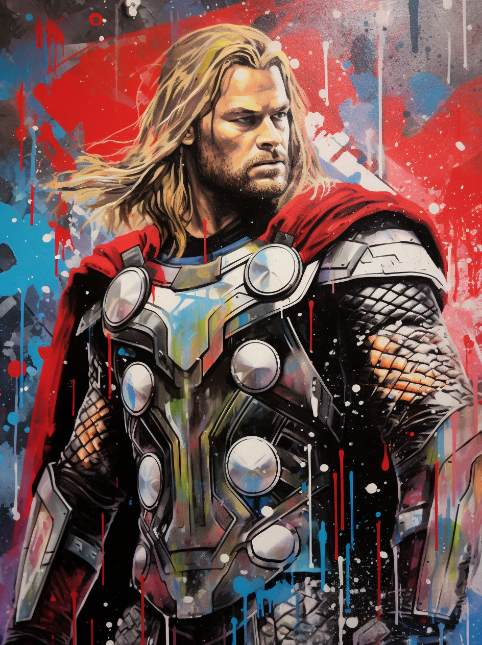 Painting of Thor