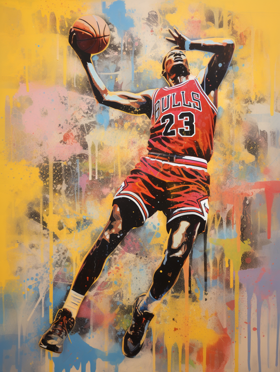 Micheal Jordan Painting