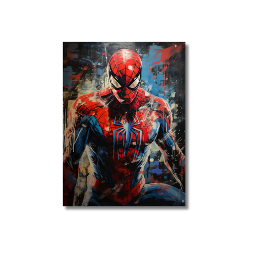 Painting of Spiderman