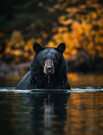 Black Bear Fishing Canadian River